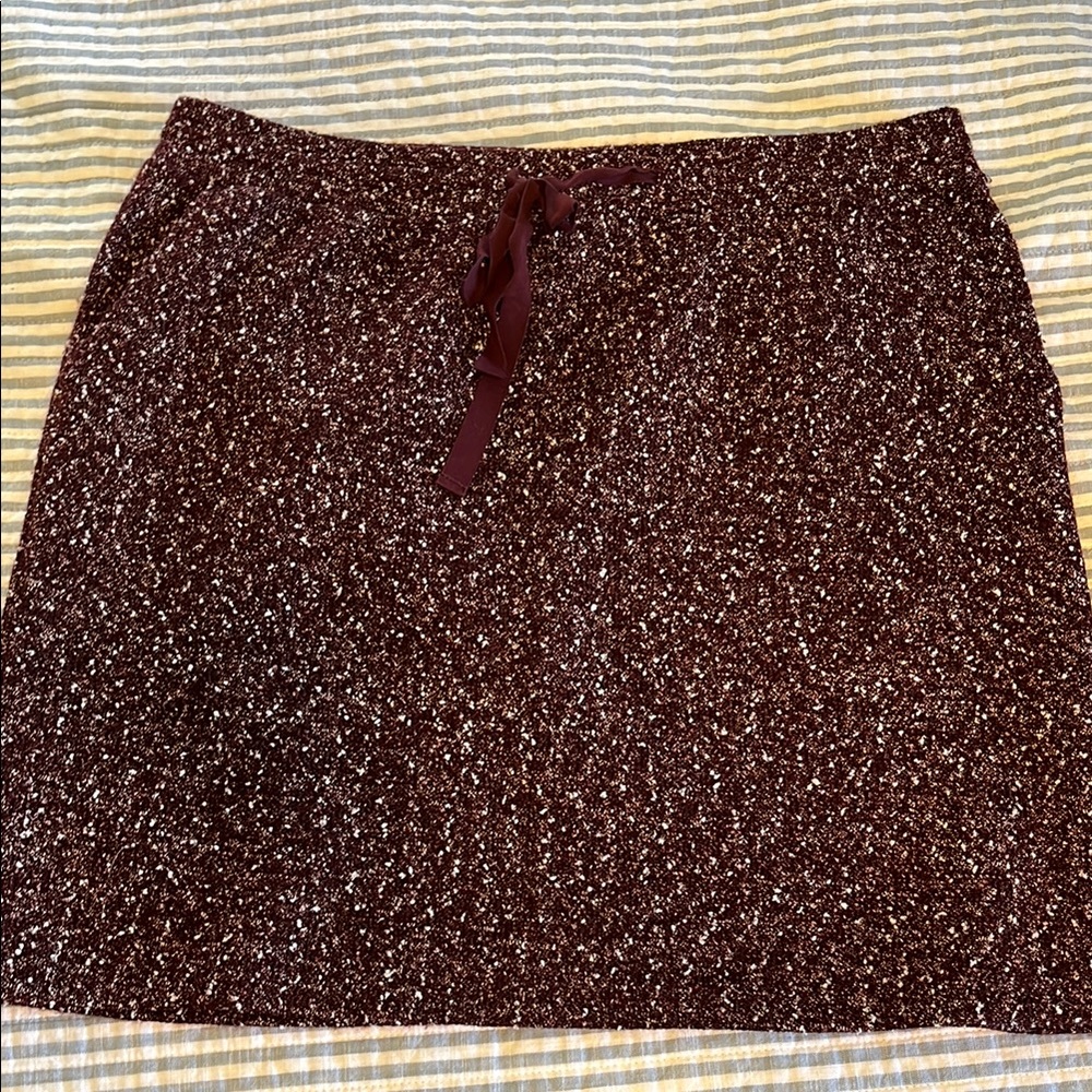 Elegant Maroon Skirt